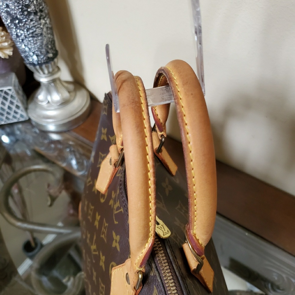 Louis Vuitton Brown Monogram Satchel - Picture 5 of 11